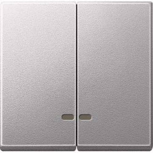 Merten Doppelwippe aluminium Kontrollfenster MEG3420-0460