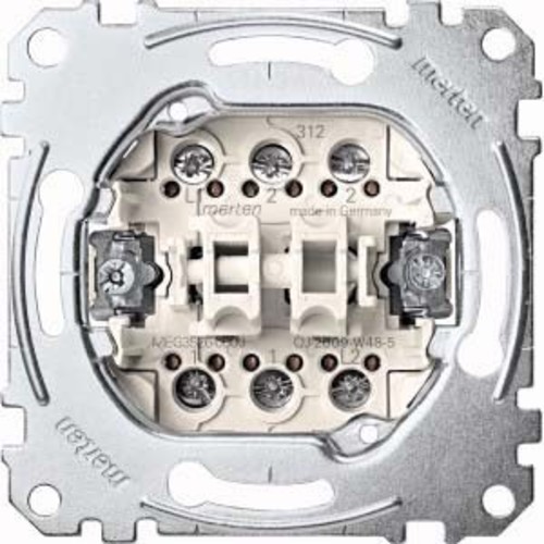 Merten Doppelwechselschalter-Eins 1-pol.16AX 250VAC MEG3526-0000