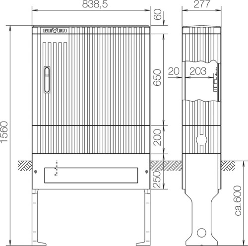 ABN Anschlusssäule SL157P