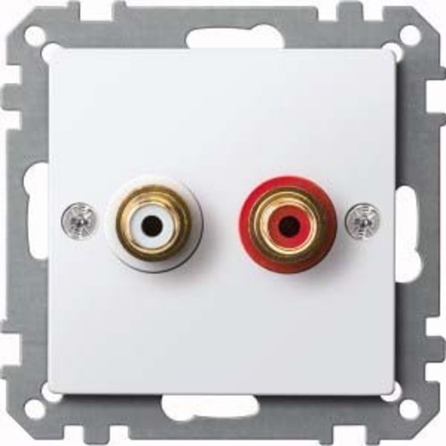 Merten Steckdose aws/gl für Audio Anschluss MEG4350-0325