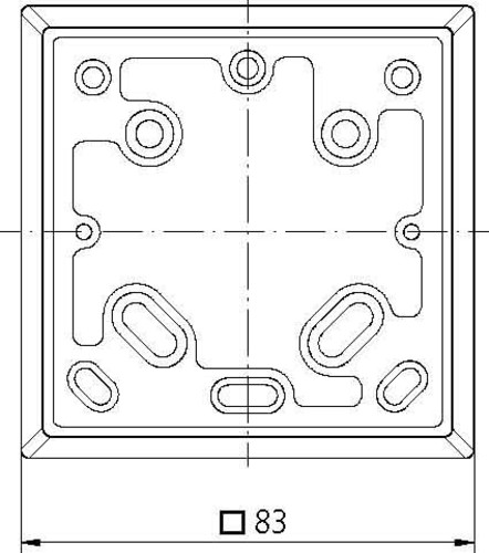 Theben Adapterplatte für RAMSES 701-709 RAMSES 70x