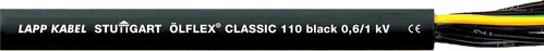 Lapp Kabel&Leitung ÖLFLEX CLASSIC 110 Black 0,6/1kV 5G0,75 1120237/500
