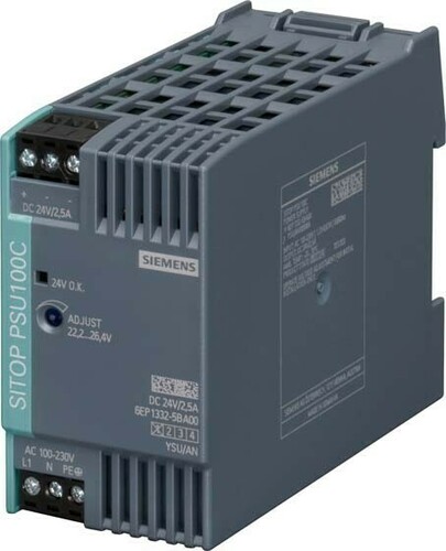 Siemens Dig.Industr. Stromversorgung 1-ph,24VDC,2,5A,IP20 6EP1332-5BA00