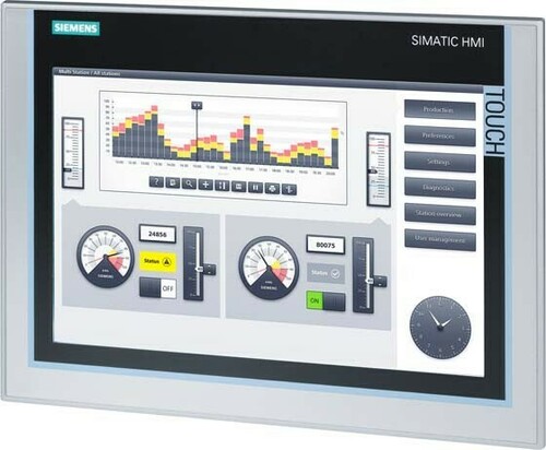 Siemens Dig.Industr. TFT-Panel TP1200 12 Zoll 6AV2124-0MC01-0AX0