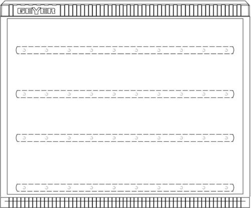 ABN KVS Gr.2/845 10Einbaueinh. E-Cu 30x8mm, 1 Zyl. SK082GA
