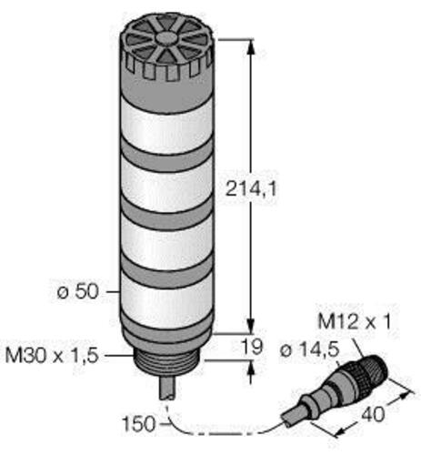 Turck Signalsäule TL50WGYRAQP Turck Signalsäule TL50WGYRAQP
