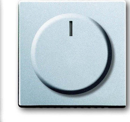 Busch-Jaeger Zentralscheibe alusil für Drehdimmer 6540-83-102