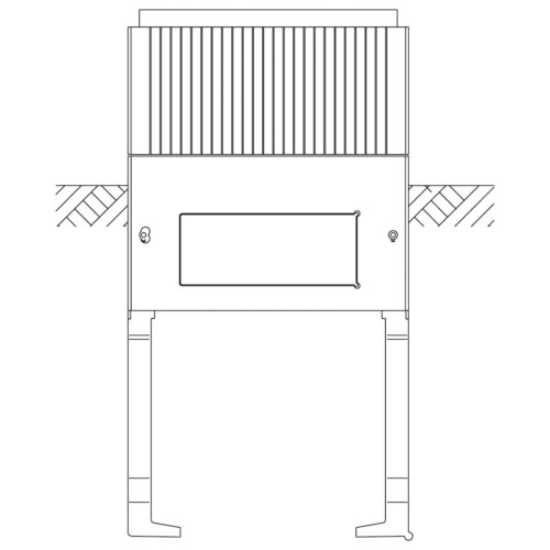 ABN Sockel Gr.00 1-feld Höhe 900mm SX004