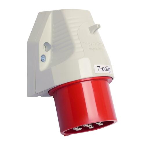 Walther Werke Wandgerätestecker 16A 7P 400V 6h IP44 610706