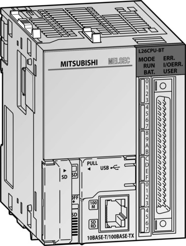 Mitsubishi Electric MELSEC L CPU-Modul 16E/8A, 260k L26CPU-BT