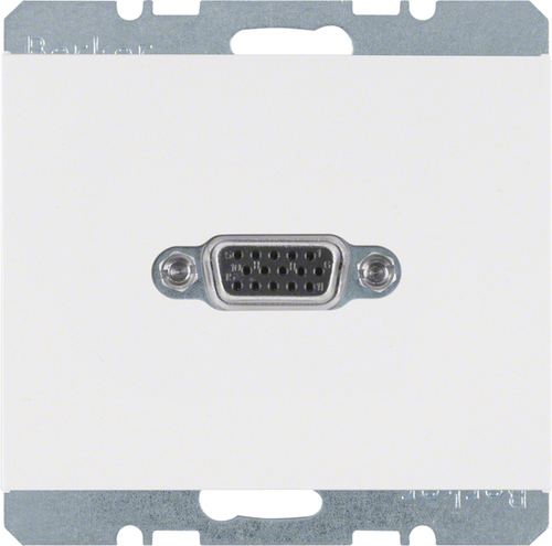 Berker Steckdose VGA polarweiß glänzend 3315407009 Berker Steckdose VGA polarweiß glänzend 3315407009