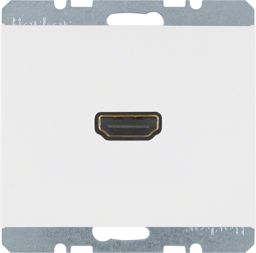 Berker Steckdose High Definition polarweiß glänzend 3315427009