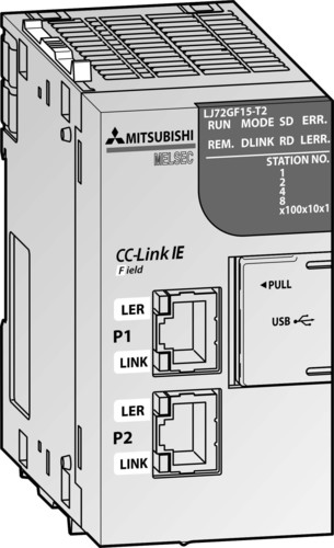 Mitsubishi Electric CC-Link IE-Modul 1Gbps, Cat 5e LJ72GF15-T2