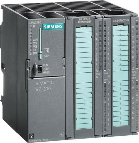 Siemens Dig.Industr. CPU 313C m.MPI 24VDC 128KByte 6ES7313-5BG04-0AB0