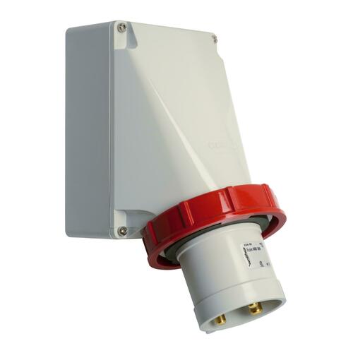 Walther Werke Wandgerätestecker 63A 3P 400V 9h IP67 668309