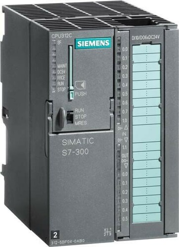 Siemens Dig.Industr. CPU 312C kompakt 10DE/6DA 24VDC 6ES7312-5BF04-0AB0