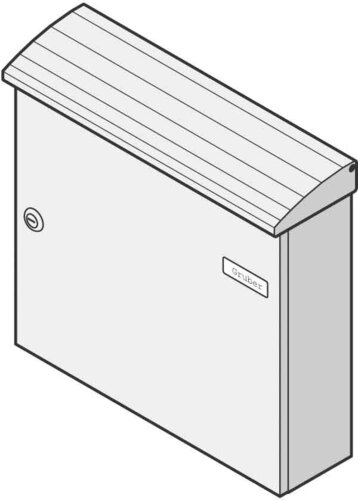 Renz Metallwaren. Briefkasten gr Aufhängekasten 17-1-10214 gr