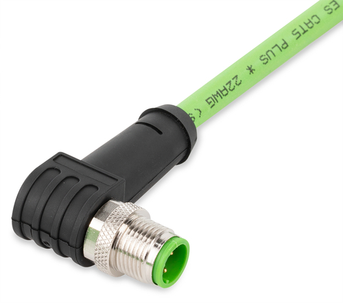 WAGO GmbH & Co. KG ETHERNET-Leitung M12D-St. winklig,4-polig,grün 756-1202/060-020