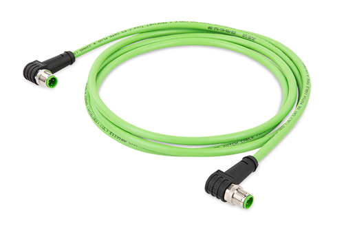 WAGO GmbH & Co. KG ETHERNET-Leitung M12D-St. winklig,grün 756-1204/060-100