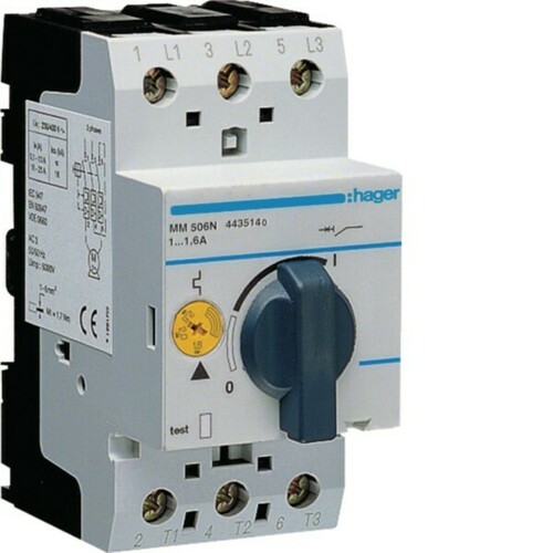 Hager Motorschutzschalter 1,0-1,6A MM506N