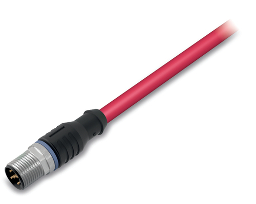 WAGO GmbH & Co. KG sercos Leitung M12D-Steck. axial,4-polig,rot 756-1601/060-050