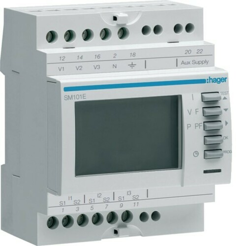 Hager Multimessgerät für Hutschiene SM101E