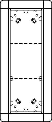 Ritto Portier UP-Rahmen weiß 3-fach, 141x334mm 1881370