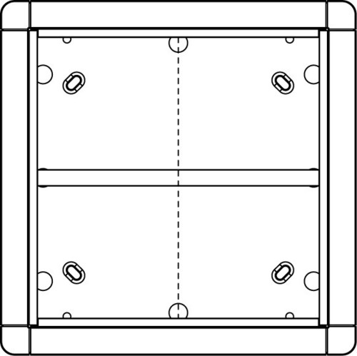 Ritto Portier AP-Rahmen si 4-fach,qua.230x230mm 1883520