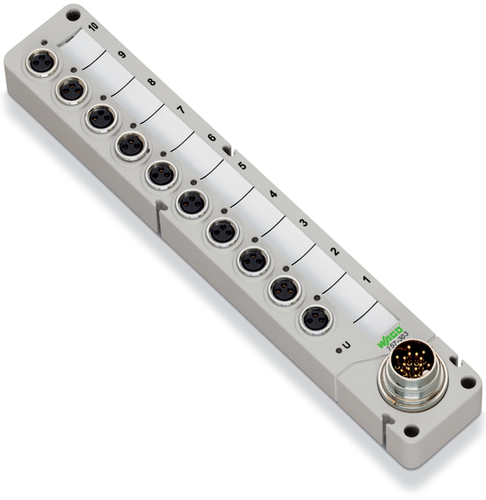 WAGO GmbH & Co. KG M8-Sensor-/ Aktorbox 8-fach,3-polig 757-383