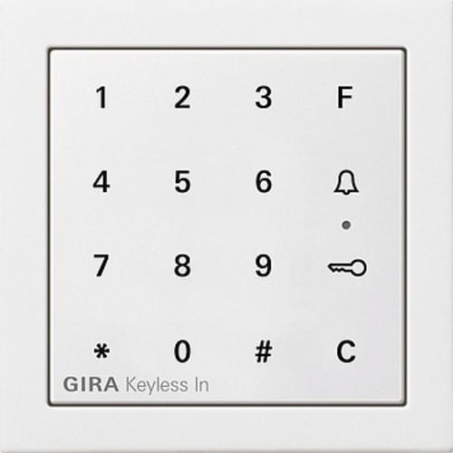 Gira Code Tastatur reinweiß Keyless In 2605112