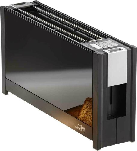 Ritterwerk Langschlitztoaster Glasfront volcano 5 sw Ritterwerk Langschlitztoaster Glasfront volcano 5 sw