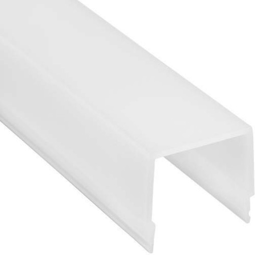Barthelme Abdeckung Kunststoff 180° opalweiß 1m 62399841