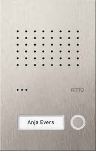 Ritto Türstation Pur Edelstahl Acero Audio,8WE(2x4) RGE1812125