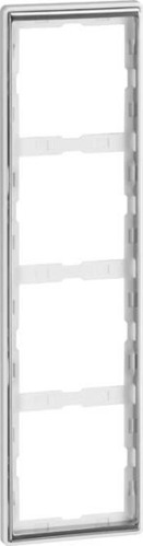 Peha Rahmen 4-fach aluminium chr waage/senkrecht D 95.574.70.60