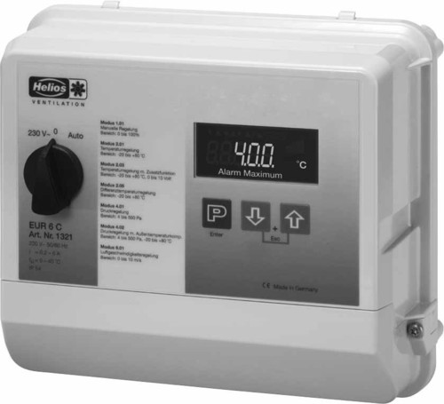 Helios Ventilatoren Regelgerät Elektron. Universal EUR 6 C