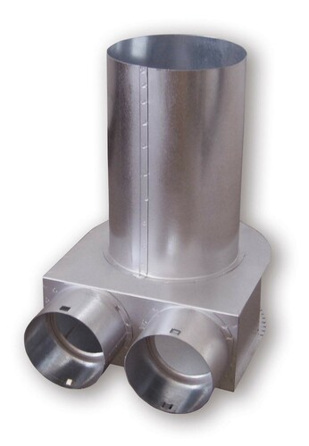 Helios Ventilatoren FlexPipe Deckenkasten für Ventilanschluss 125 FRS-DKV 2-63/125