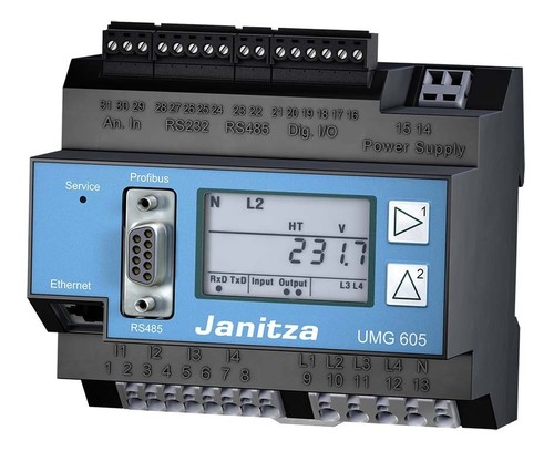 Janitza Electronic Netzanalysator 50..110VAC,50..155DC UMG 605-PRO50-110VAC