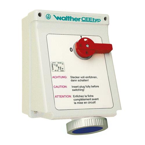 Walther Werke Wandsteckdose 32A 3P 400V 9h IP67 AE139309