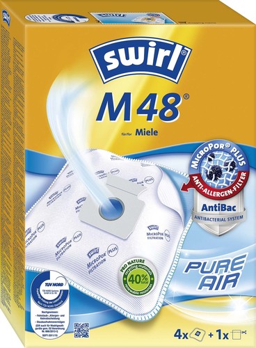Swirl Staubbeutel für Miele M 48 EcoPor VE4