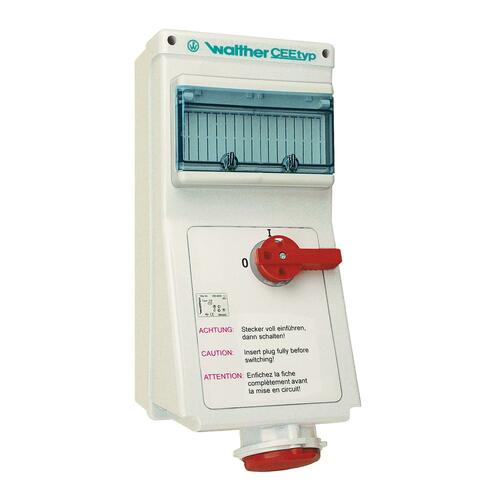 Walther Werke Wandsteckdose 16A 3P 400V 9h IP44 AL110309TS Walther Werke Wandsteckdose 16A 3P 400V 9h IP44 AL110309TS