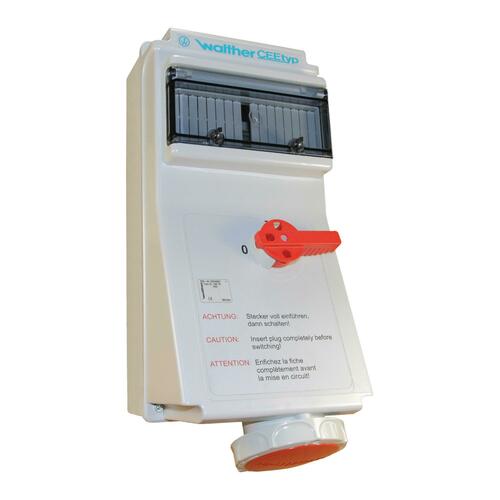 Walther Werke Wandsteckdose 16A 4P 400V 6h IP67 AL119406TS Walther Werke Wandsteckdose 16A 4P 400V 6h IP67 AL119406TS