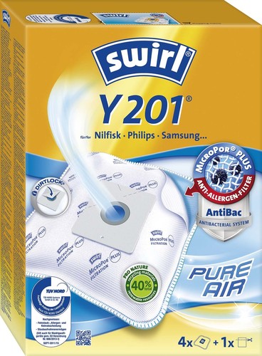 Swirl Staubbeutel für übrige Marken Y 201 EcoPor VE4