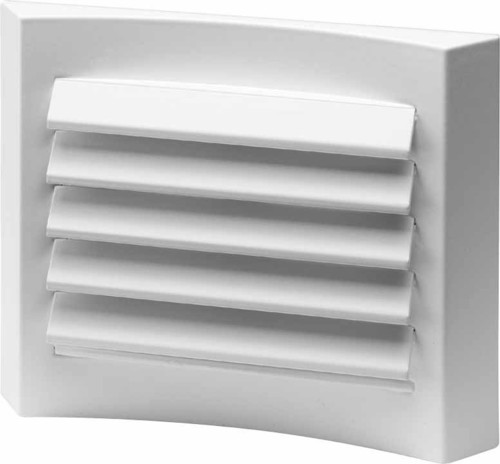 Helios Ventilatoren Lüftungsgitter Alu weiß LGM 160