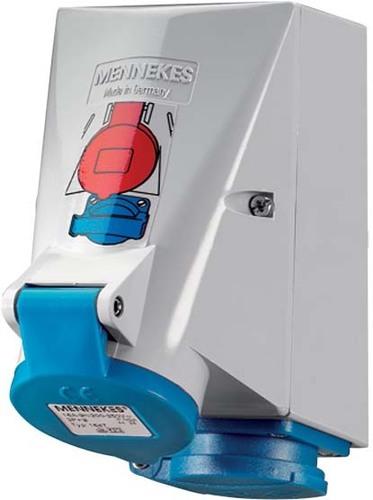 Mennekes Wanddose 16A,4p,9h,230V,IP44 1647