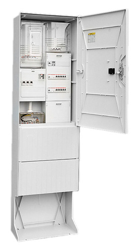 GSAB Elektrotechnik Straßenbeleuchtungsäule 50:50 Schaltung 01.00.0P1