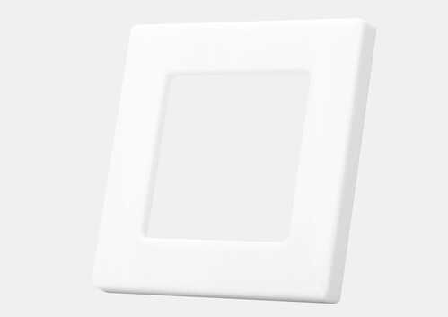 Danfoss Einfachrahmen polarweiß 140F1067 Danfoss Einfachrahmen polarweiß 140F1067