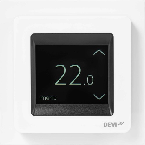 Devi Uhrenthermostat Touch-Display, 16A DEVIreg Touch rws