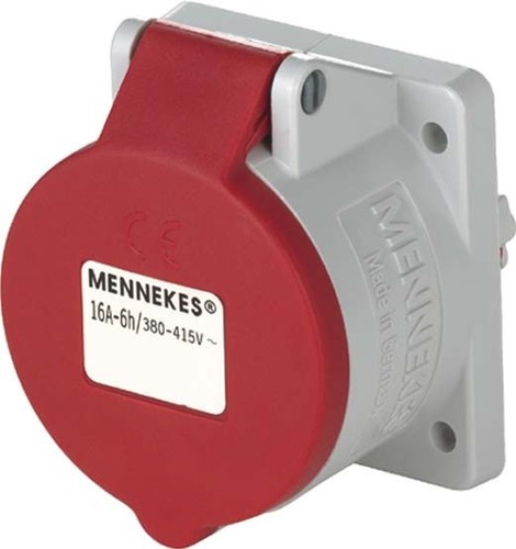 Mennekes Anbaudose HW/VN 32A,7p,6h,400V,IP44 2584 Mennekes Anbaudose HW/VN 32A,7p,6h,400V,IP44 2584