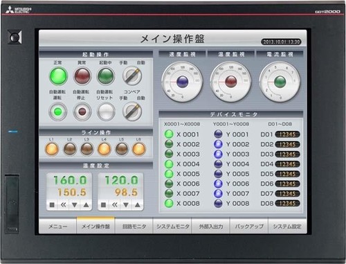 Mitsubishi Electric Touch Panel TFT, 15 Zoll GT2715-XTBD