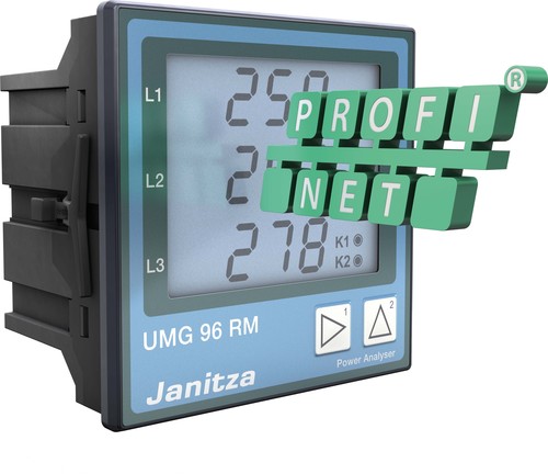 Janitza Electronic Netzanalysator 90-277VAC, 90-250VDC UMG 96RM-PN #5222090